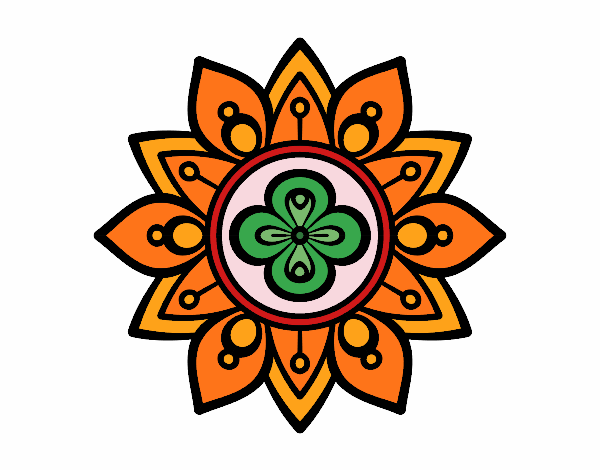 Mandala flor de loto