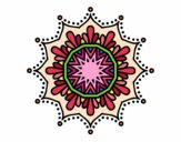 Mandala flor de nieve