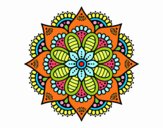 Mandala flor de primavera