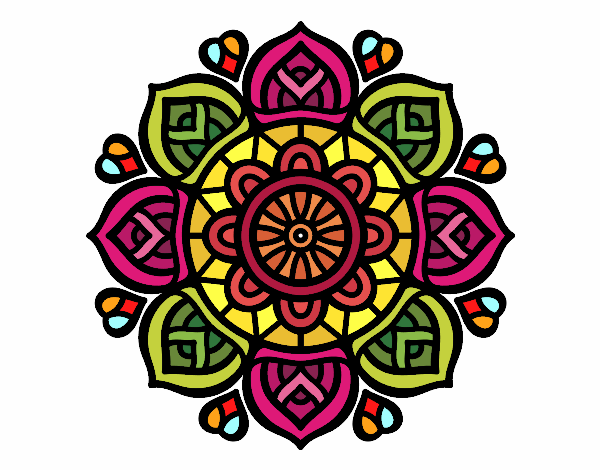 Mandala para la concentración mental