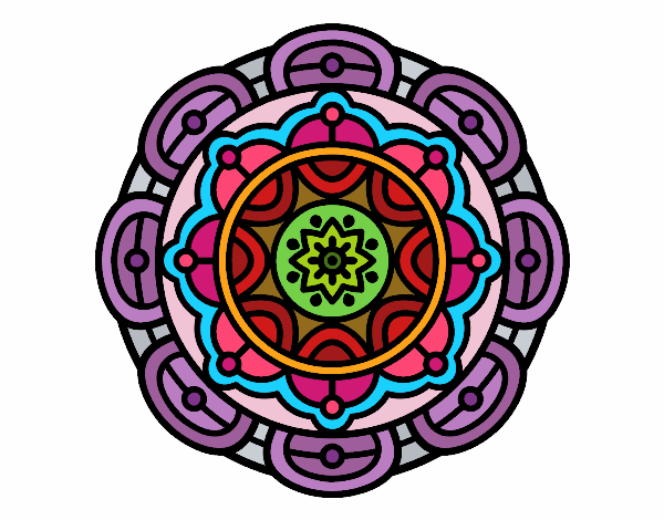 Mandala para la relajación mental