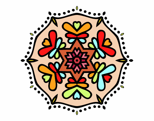 Mandala simétrica