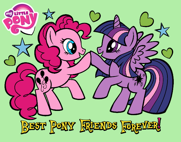 pinkie pie and twilight sparkle