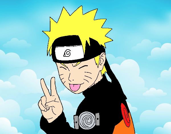 Naruto sacando lengua