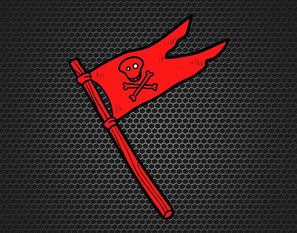 Una bandera pirata