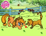 Applejack y Winona