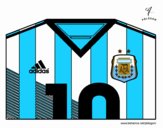 Camiseta del mundial de fútbol 2014 de Argentina