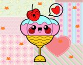 Copa de helado kawaii