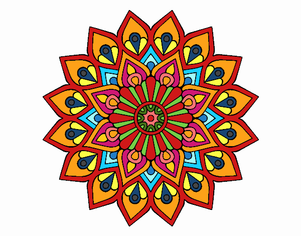 Mandala destello creciente