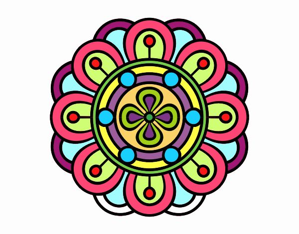 Mandala flor creativa