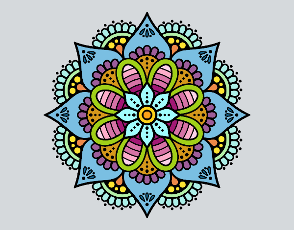 Mandala flor de primavera