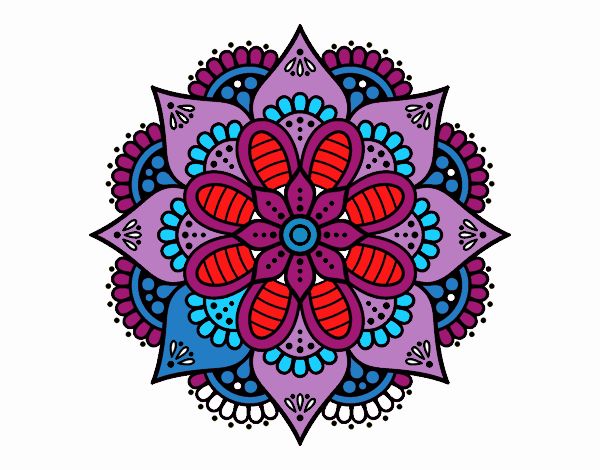 Mandala flor de primavera