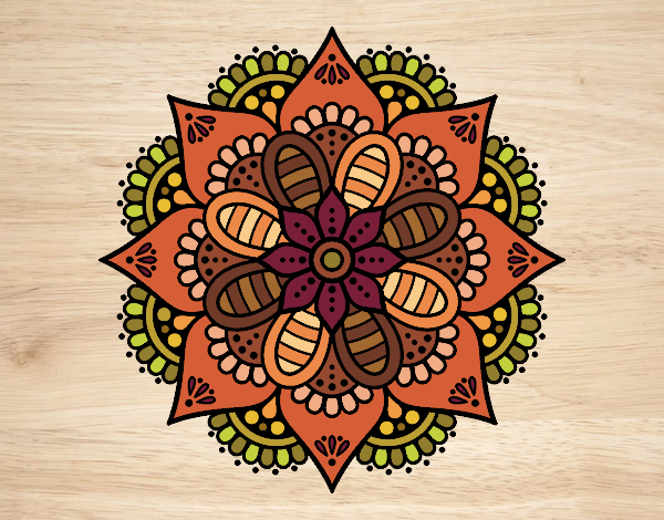 Mandala flor de primavera