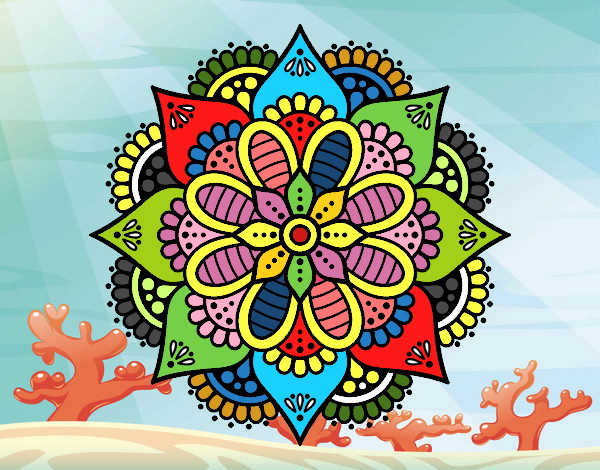 Mandala flor de primavera