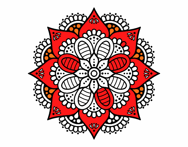 Mandala flor de primavera