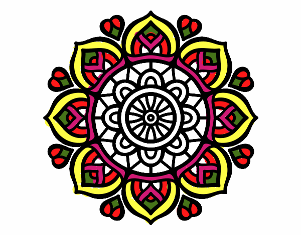 Mandala para la concentración mental