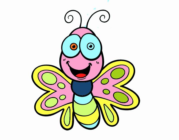 Mariposa sonriente