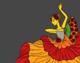 Mujer flamenca