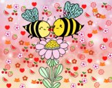 Pareja de abejas