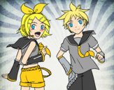 Rin y Len Kagamine Vocaloid