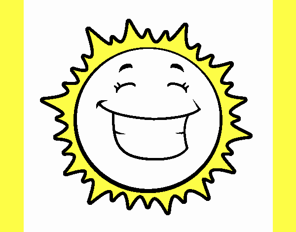 Sol sonriendo