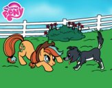 Applejack y Winona