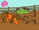 Applejack y Winona