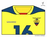 Camiseta del mundial de fútbol 2014 de Ecuador