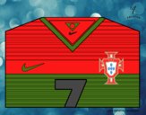 Camiseta del mundial de fútbol 2014 de Portugal