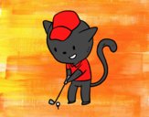 Gato golfista