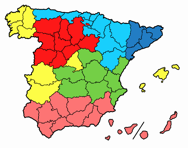 mapa españa tarea 