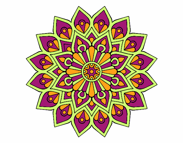 Mandala destello creciente