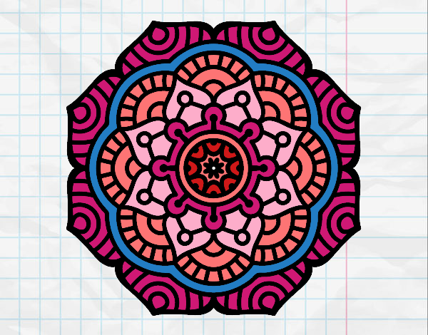 Mandala flor conceptual