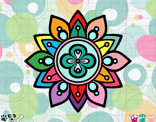 Mandala flor de loto