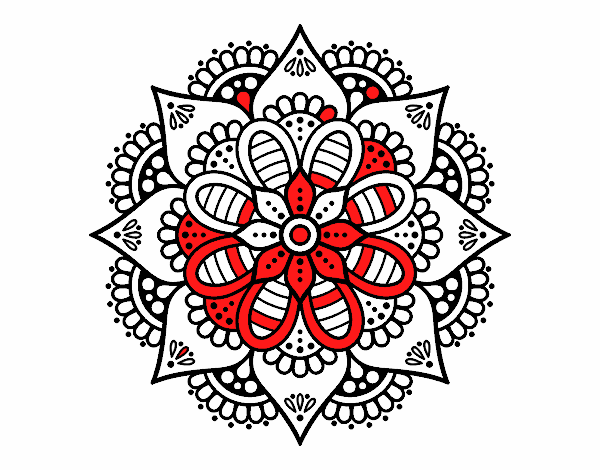 Mandala flor de primavera