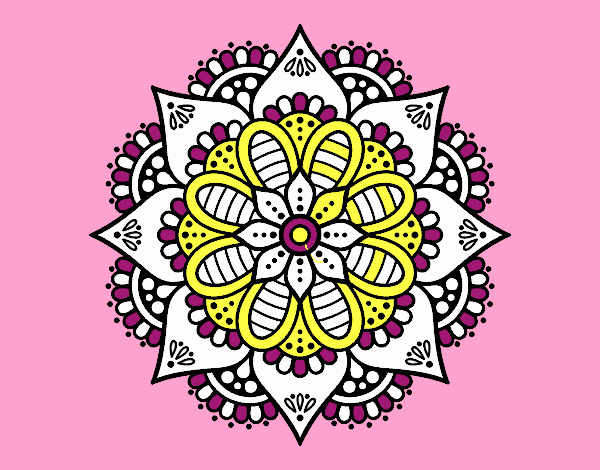 Mandala flor de primavera