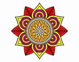 Mandala flor estelar