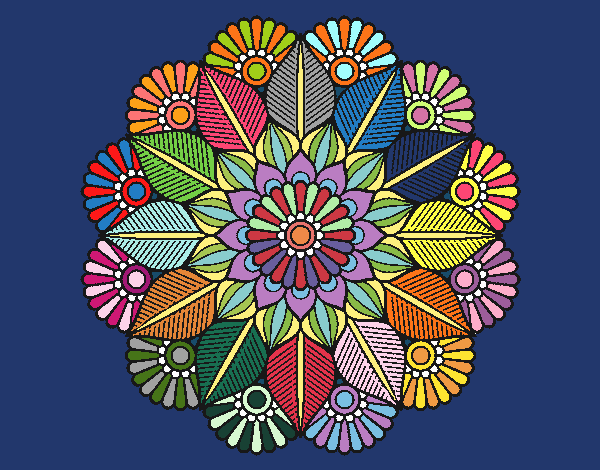 Mandala jardín vegetal