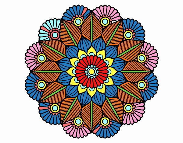 Mandala jardín vegetal