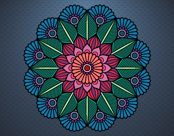 Mandala jardín vegetal