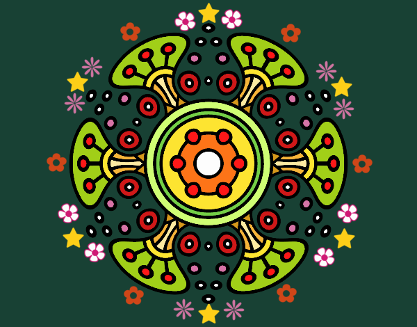 Mandala mundo lejano