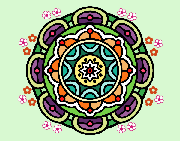 Mandala para la relajación mental