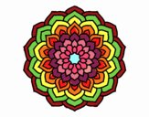 Mandala pétalos de flor