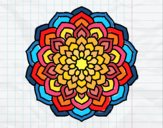 Mandala pétalos de flor