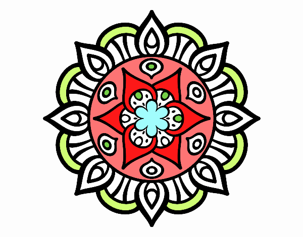 Mandala vida vegetal