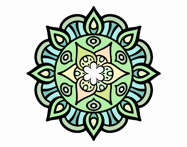 Mandala vida vegetal