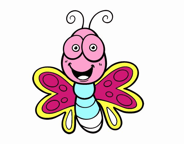 Mariposa sonriente