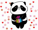 Panda con regalo