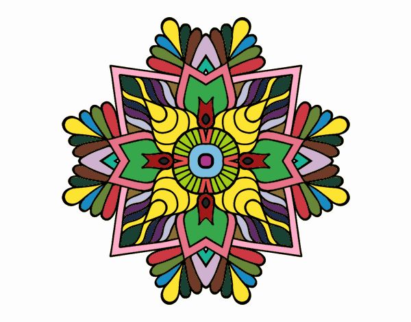 Un mandala mosaico