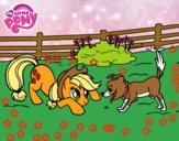 Applejack y Winona